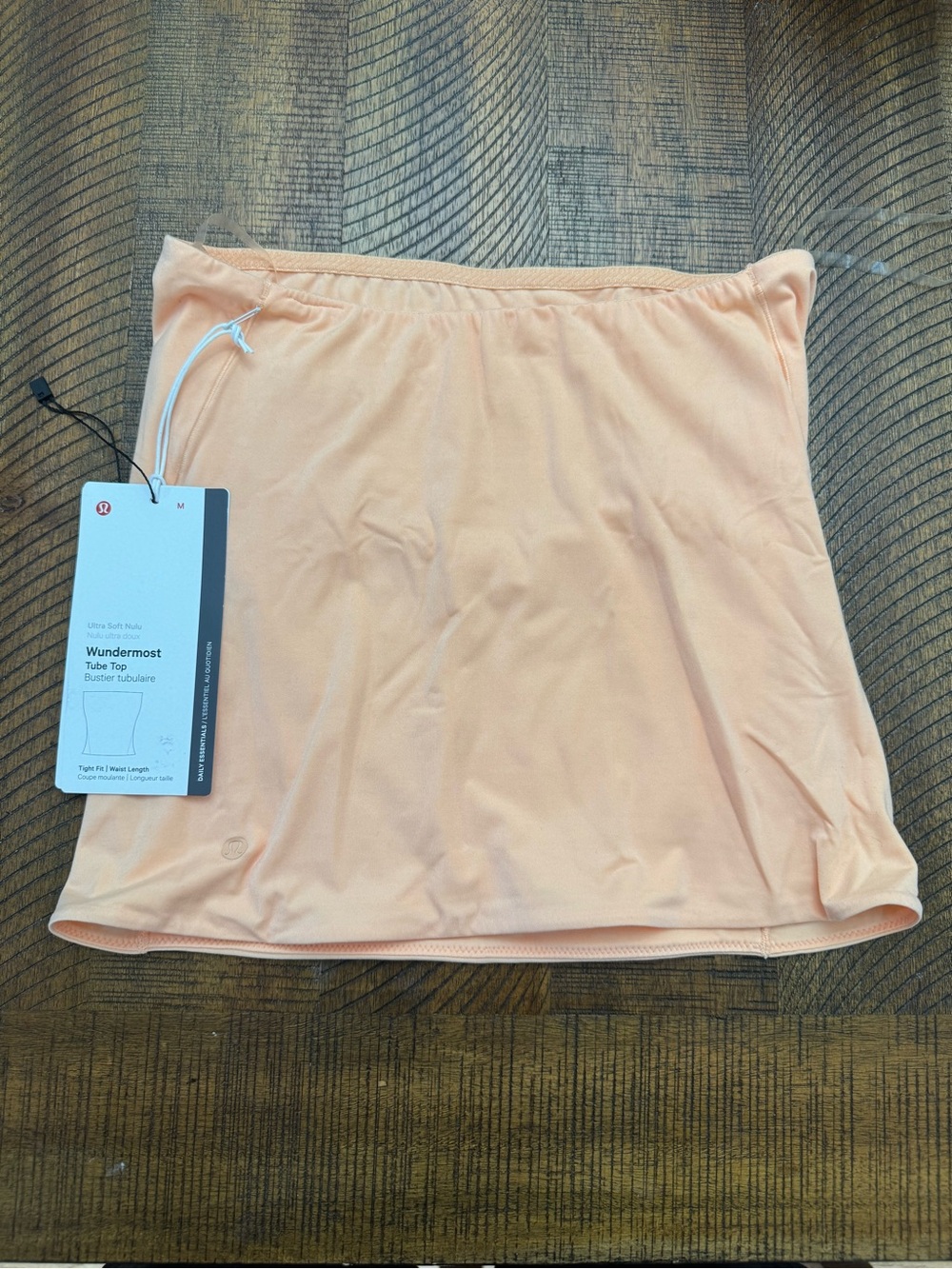 lululemon athletica Nulu Tube Top in Soft Peach